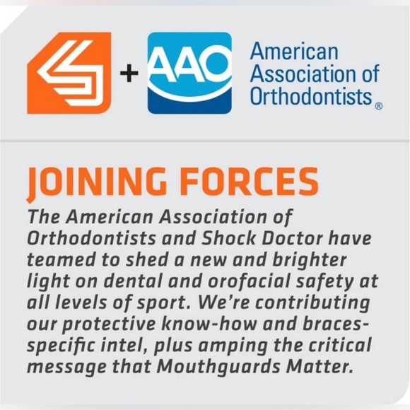 Shock Doctor Double Braces Mouth Guard. Upper and Lower Teeth Protection. - Picture 7 of 8